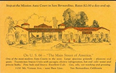 19xx San Bernardino - Mission Auto Court