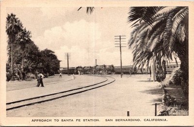 19xx San Bernardino - Santa Fe station