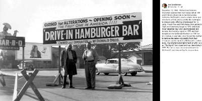 19xx San Bernardino - the 1st McDonalds