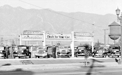 1933 Pasadena - Morrin W Fox automobiles
