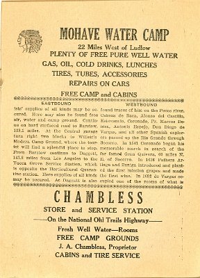 1922 Tourist guide to the National Old Trails Highway 6
