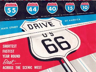 Route 66 brochures